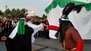 مراسم مقتل خوانی و خیمه سوزان در پرند برگزار شد + تصاویر