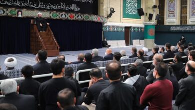 پنجمین شب عزاداری حضرت زهرا(س) با حضور رهبر انقلاب برگزار شد