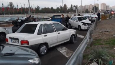 «آزادگان» صدرنشین تصادفات تهران/ وقوع ۱۱۰ فقره تصادف به علت بازکردن ناگهانی در خودرو