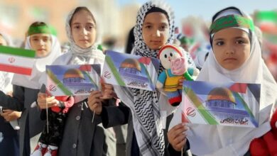اجتماع باشکوه مردم پرند در محکومیت اقدام جنایتکارانه رژیم کودک‌کُش صهیونیستی و حمایت از ملت مظلوم فلسطین