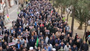 برگزاری راهپیمایی محکومیت حمله تروریستی کرمان در شهرهای پرند، رباط کریم و نصیرشهر + تصاویر