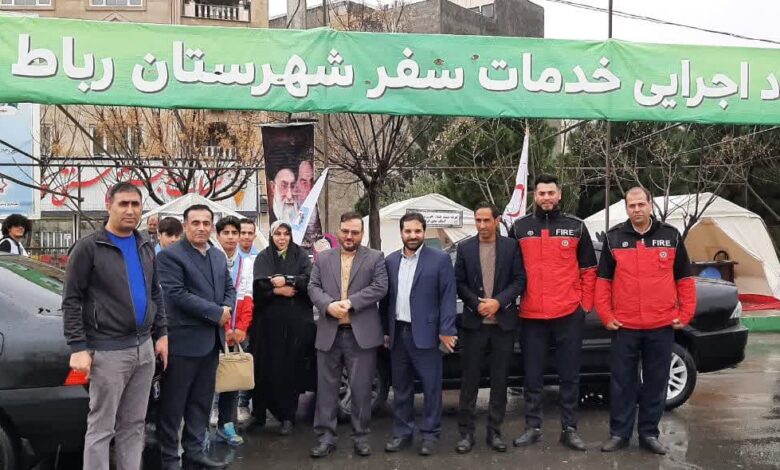 میزبانی ستاد اجرایی خدمات سفر رباط کریم از مسافران نوروزی + فیلم و تصاویر