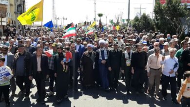 راهپیمایی روز جهانی قدس در شهر پرند