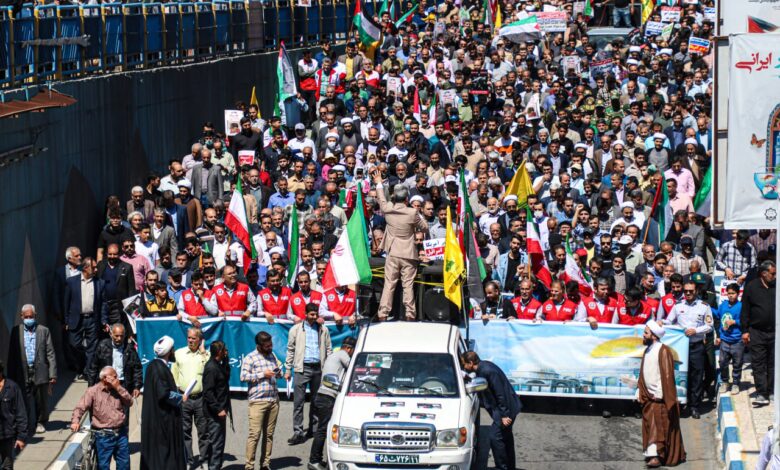 راهپیمایی روز جهانی قدس در شهر رباط کریم