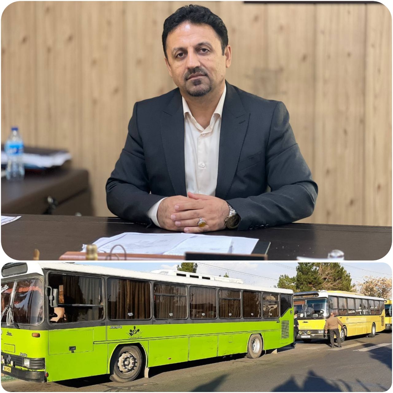 خط اتوبوس داخلی پرند از ایستگاه مترو و ریل باس تا فاز ۶ راه اندازی شد + عکس