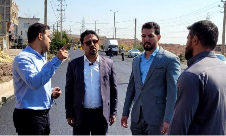 عملیات آسفالت شهرداری پرند به کمربندی جنوبی رسید