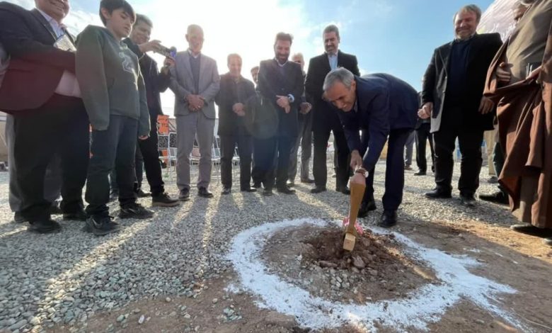 آیین کلنگ زنی احداث مخزن ذخیره آب ده هزار مترمکعبی آب شرب رباطکریم