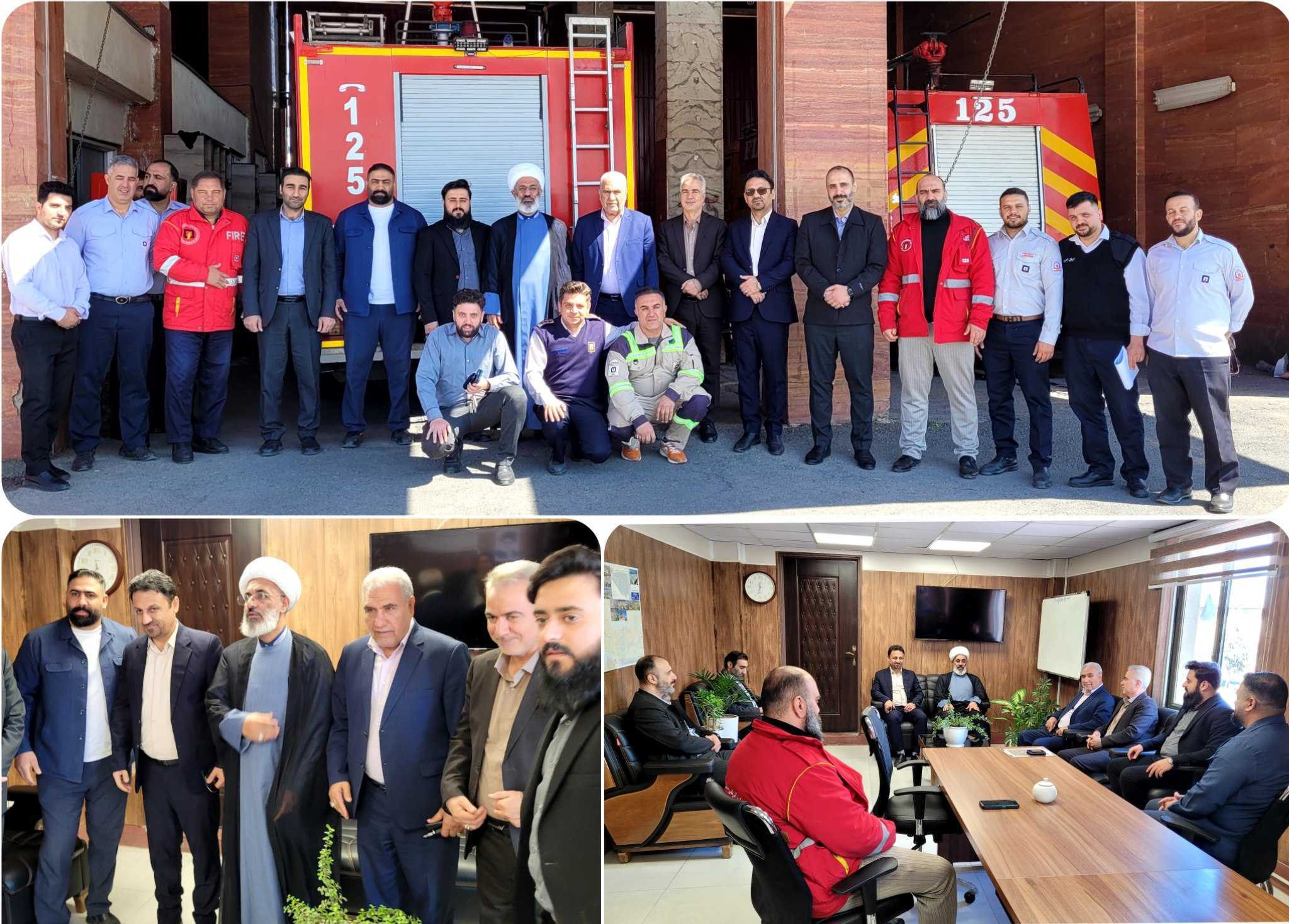 بازدید و دیدارهای امام جمعه پرند با مدیران شهری