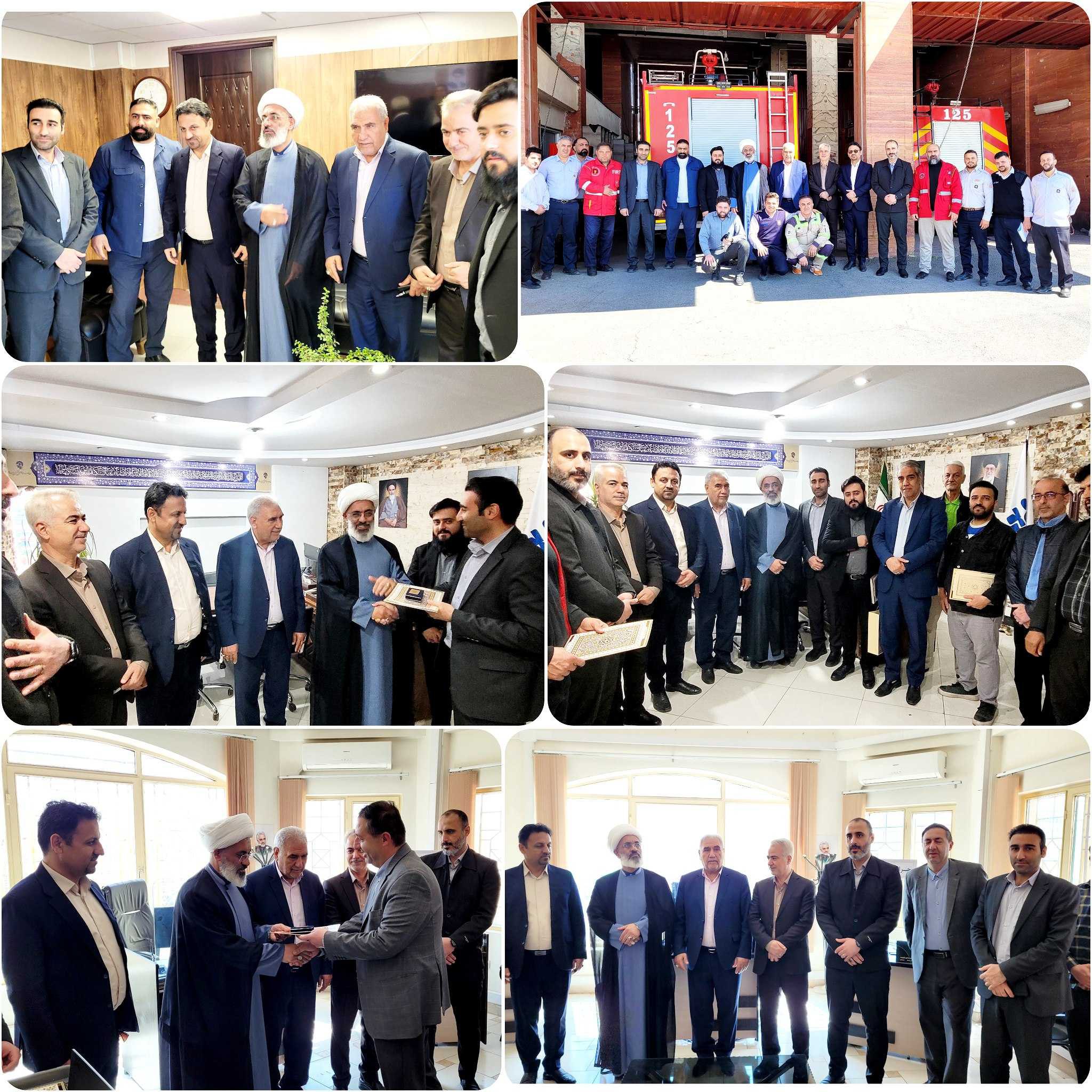 بازدید و دیدارهای امام جمعه پرند با مدیران شهری
