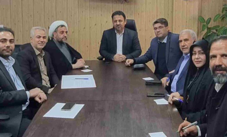 نشست شورای اسلامی شهرستان رباط کریم با شهردار پرند