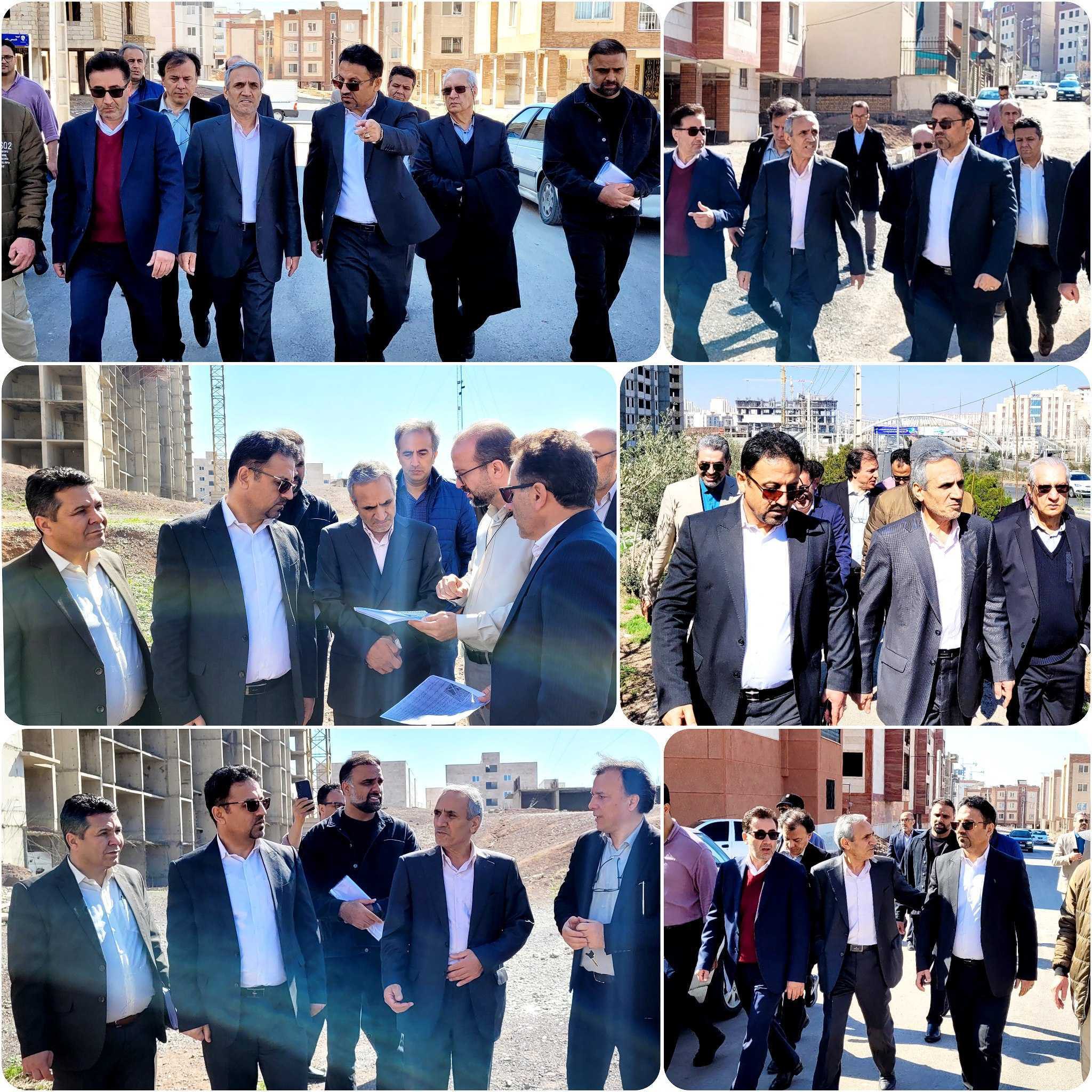 بازدید فرماندار شهرستان رباط کریم از شهرک هواپیمایی و پارک مهندس شهر پرند