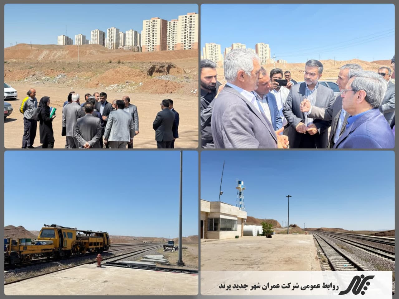توسعه ریلی از مترو تا ایستگاه ریل باس پرند + عکس