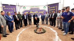 آیین کلنگ زنی و آغاز عملیات اجرایی ساخت ۱۲ مدرسه در شهر پرند